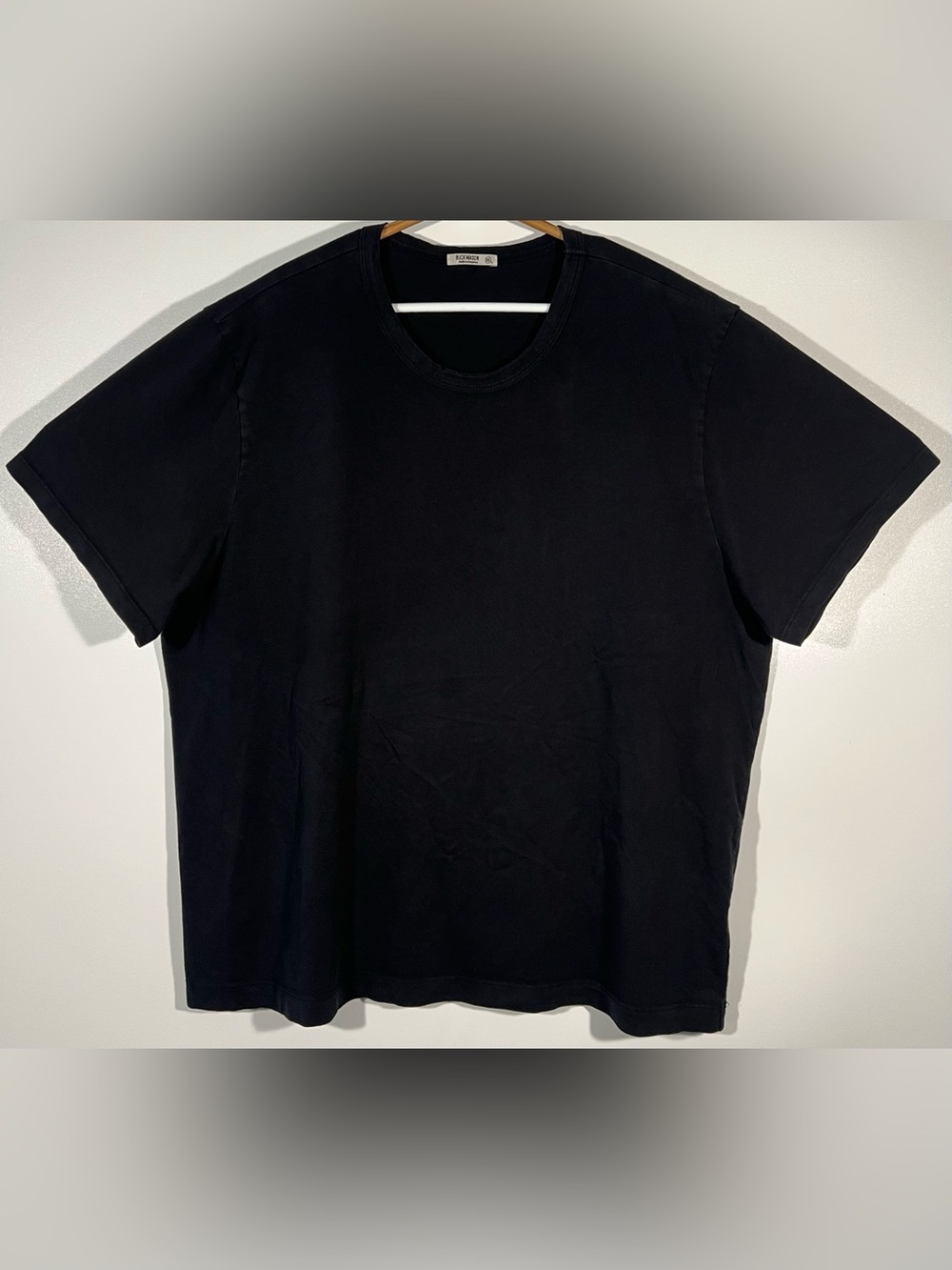Buck Mason Supima Cotton Crewneck T Shirt Mens XXL Black Made In USA Los Angeles